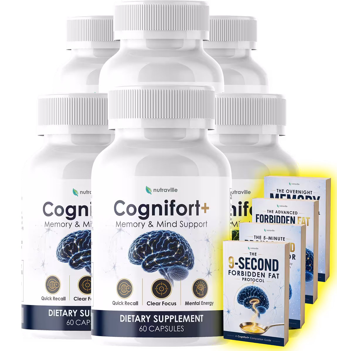 Cognifort six bottle kit — 180 day supply